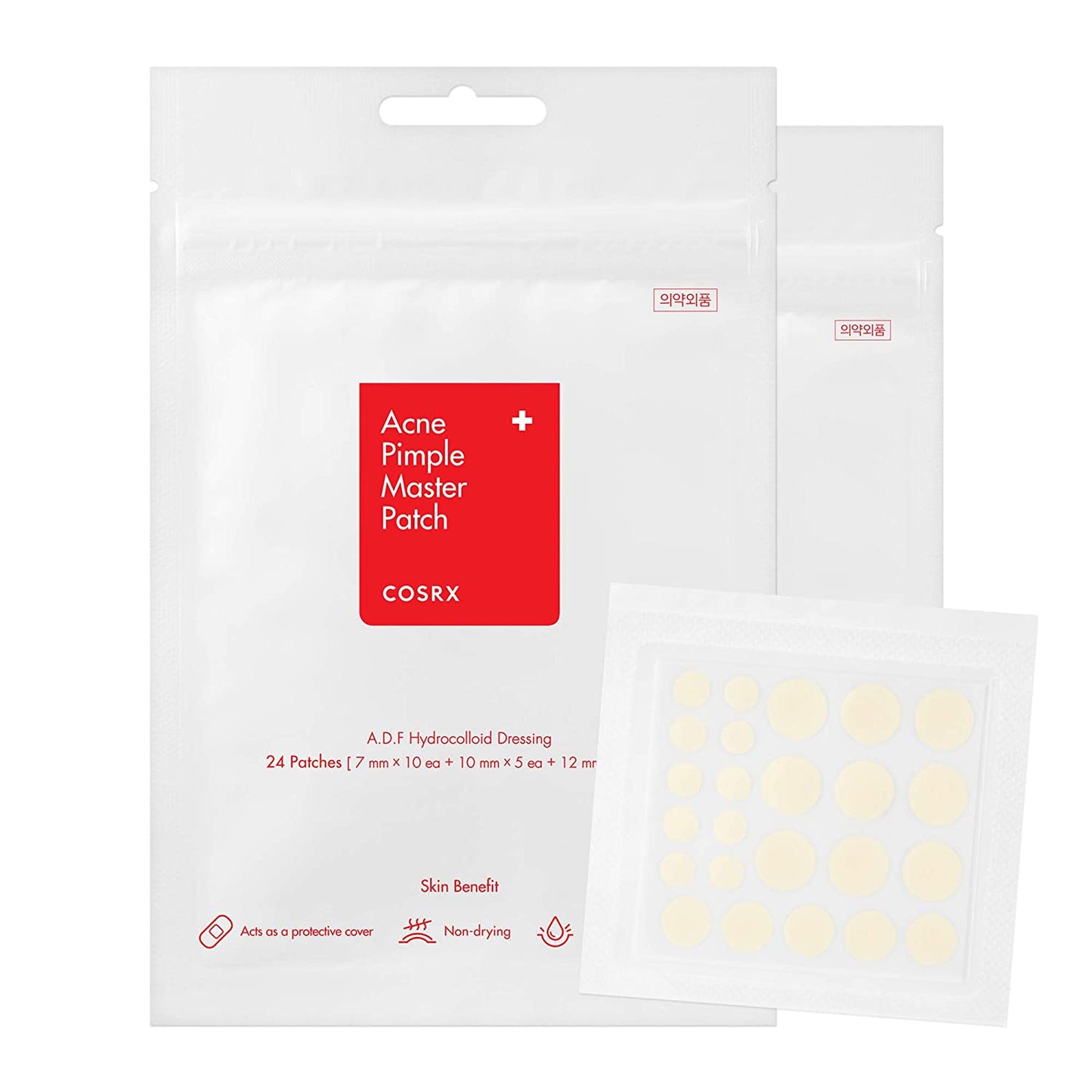 Acne Pimple Master Patch 24 Patches (3 Sizes) COSRX + 🎁 1 masque skincare offert