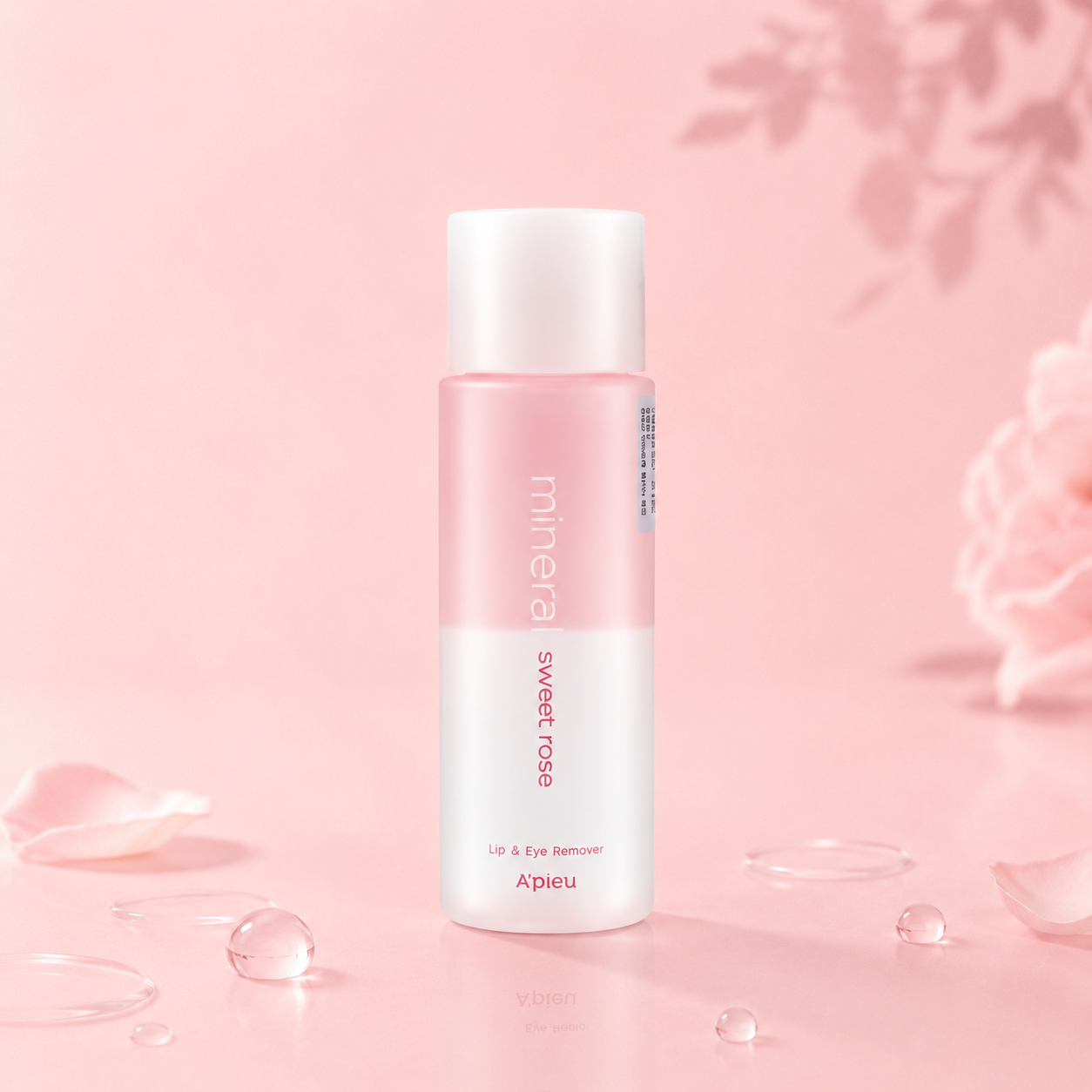 Korean Sweet Rose Makeup Remover – Eyes & Lips 100ml + 🎁 1 masque skincare offert