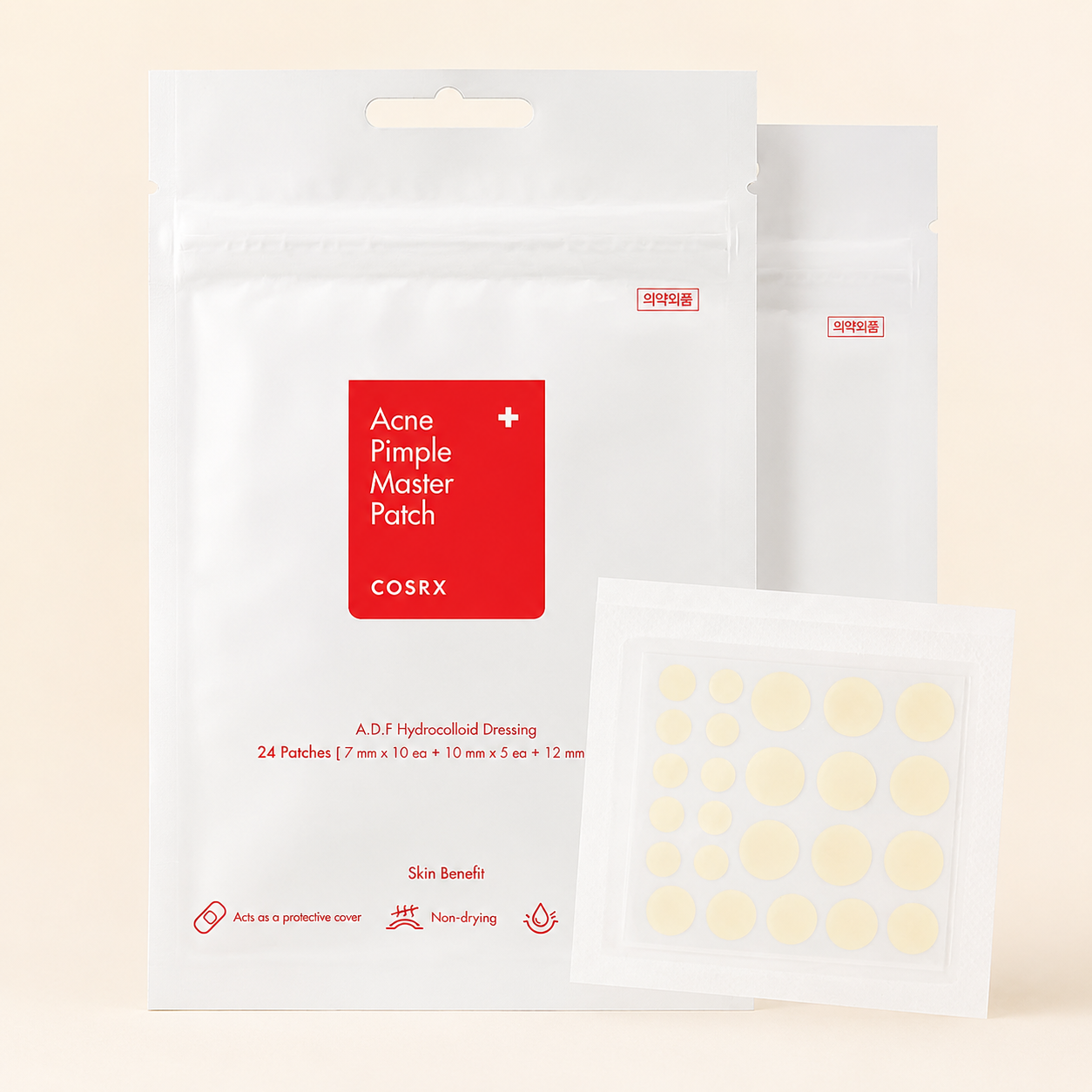 Acne Pimple Master Patch 24 Patches (3 Sizes) COSRX + 🎁 1 masque skincare offert