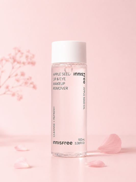 Apple Seed Lip & Eye Makeup Remover 100ml innisfree + 🎁 1 masque skincare offert