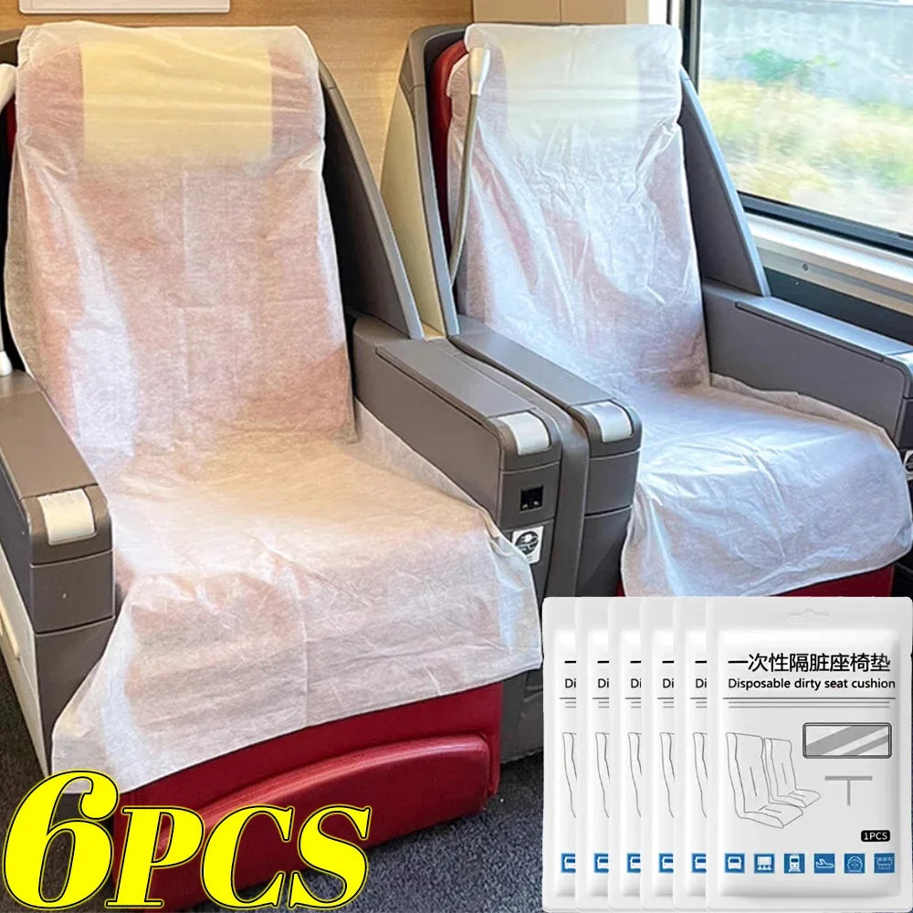 Housse de Siège Protectrice – Voyage Train, Avion & Transport Public (Lot de 4 et 6)