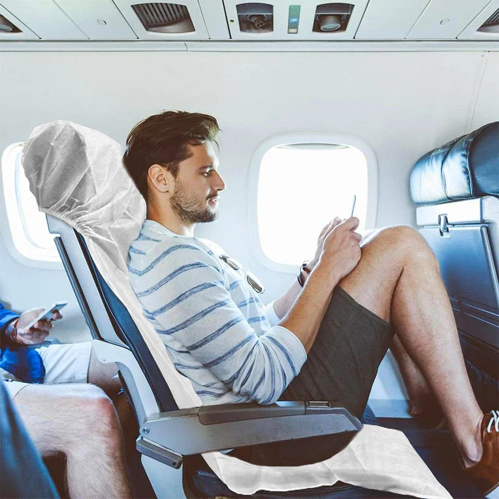 Housse de Siège Protectrice – Voyage Train, Avion & Transport Public (Lot de 4 et 6)